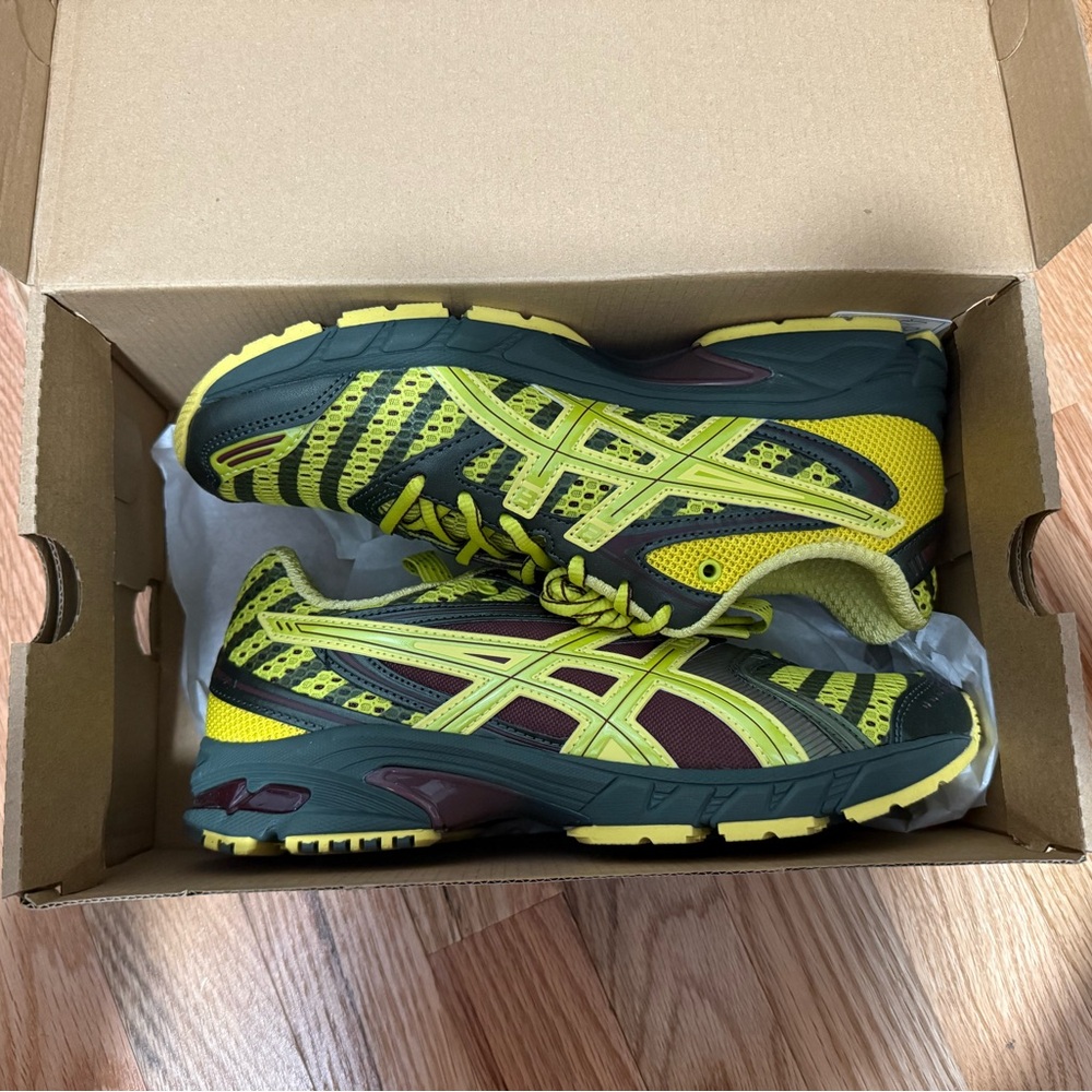 ASICS Lime and Forest Green Athletic Shoes - UB9-S Gel DS Trainer